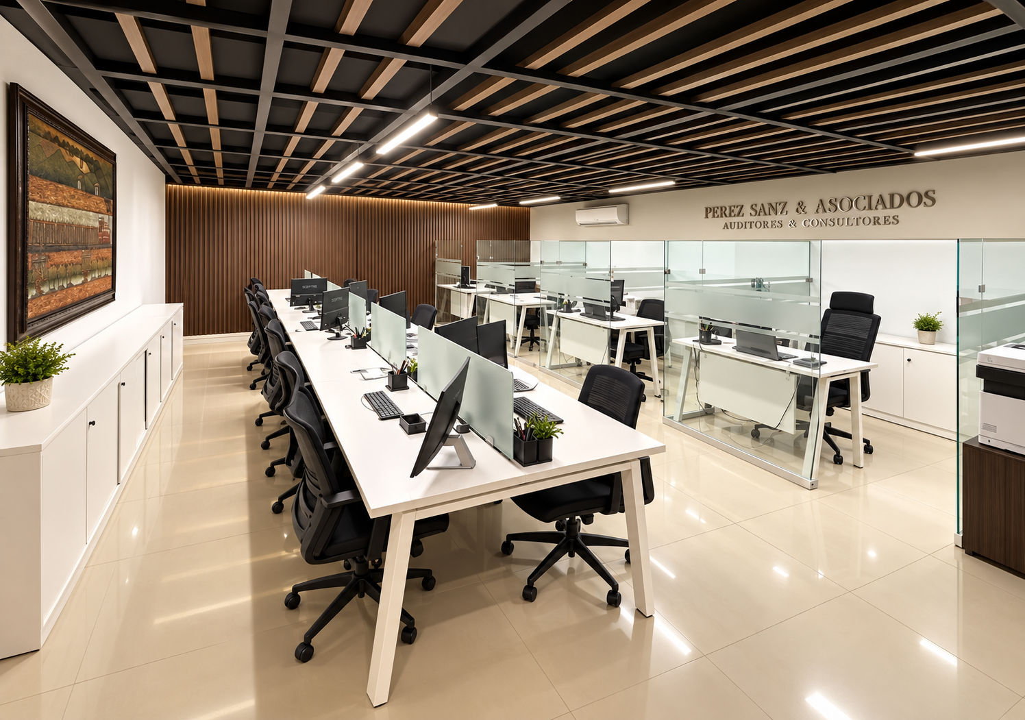 Área de trabajo de Pérez Sanz & Asociados